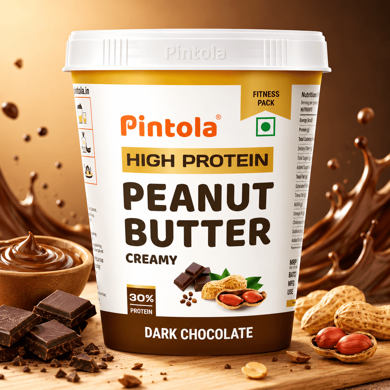 PINTOLA High Protein Peanut Butter